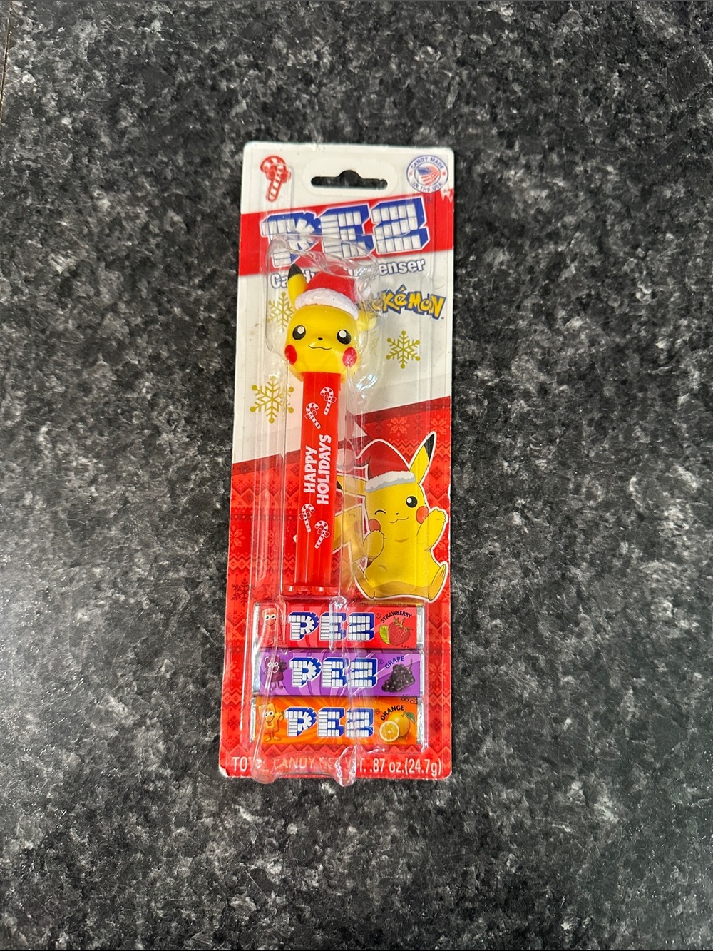 PEZ Pokémon Pikachu Holiday Candy Dispenser